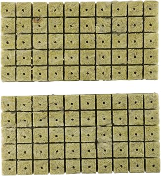 Grow Cubes 50 or 100 per Package for Cloning Cuttings and Starting in Aeroponic and Ebb and Flow Systems (100pcs)