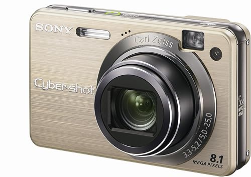 Miniatura 3 de Sony Cybershot DSCW150/G - Cámara digital de 8,1 MP con zoom óptico 5x con disparo súper constante (dorado)