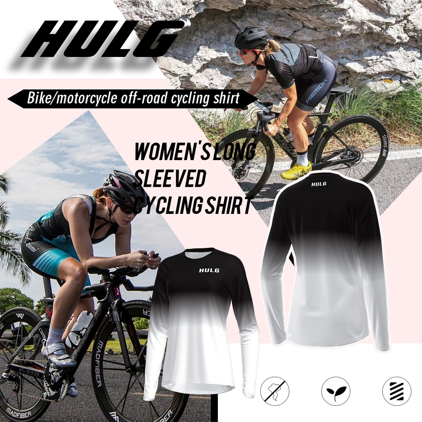 Maillot De VTT pour Femmes, T-Shirt De Sport Classique pour Femmes, Chemises De Vélo De Montagne D'été/Printemps/Automne, Chemises De Vélo De Saleté pour Femmes pour Motocross