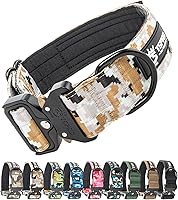 Vista 9 de TSPRO Collares Premium para Perros Collar Táctico para Perro con Parche y Hebilla de Metal de Liberación Rápida de Servicio Pesado Duradero Grueso