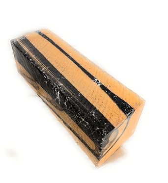Exotic Black and White Ebony Wood 2x2x6 Woodworking Craft Lumber Knife Scales Pool Cues Door Knobs DIY Hobby Craft Projects