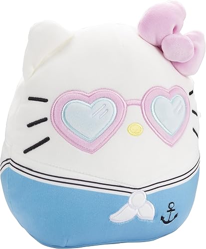 Miniatura 2 de Squishmallows - Peluche de Hello Kitty Sailor de 8 pulgadas, peluche oficial de Kellytoy Sanrio - Lindo juguete suave y esponjoso de Hello Kitty -