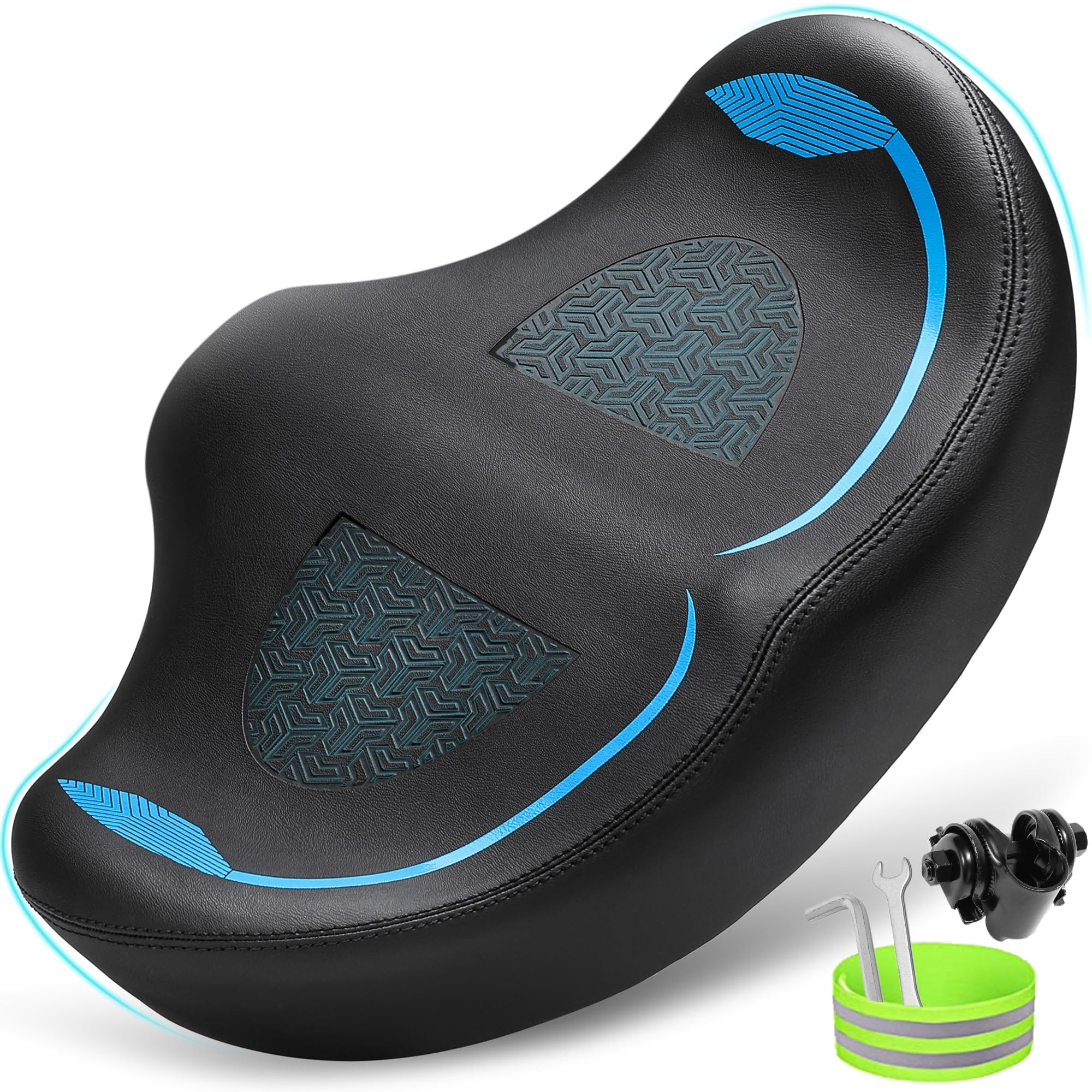 CDYWD Noseless Oversized Bike Seat