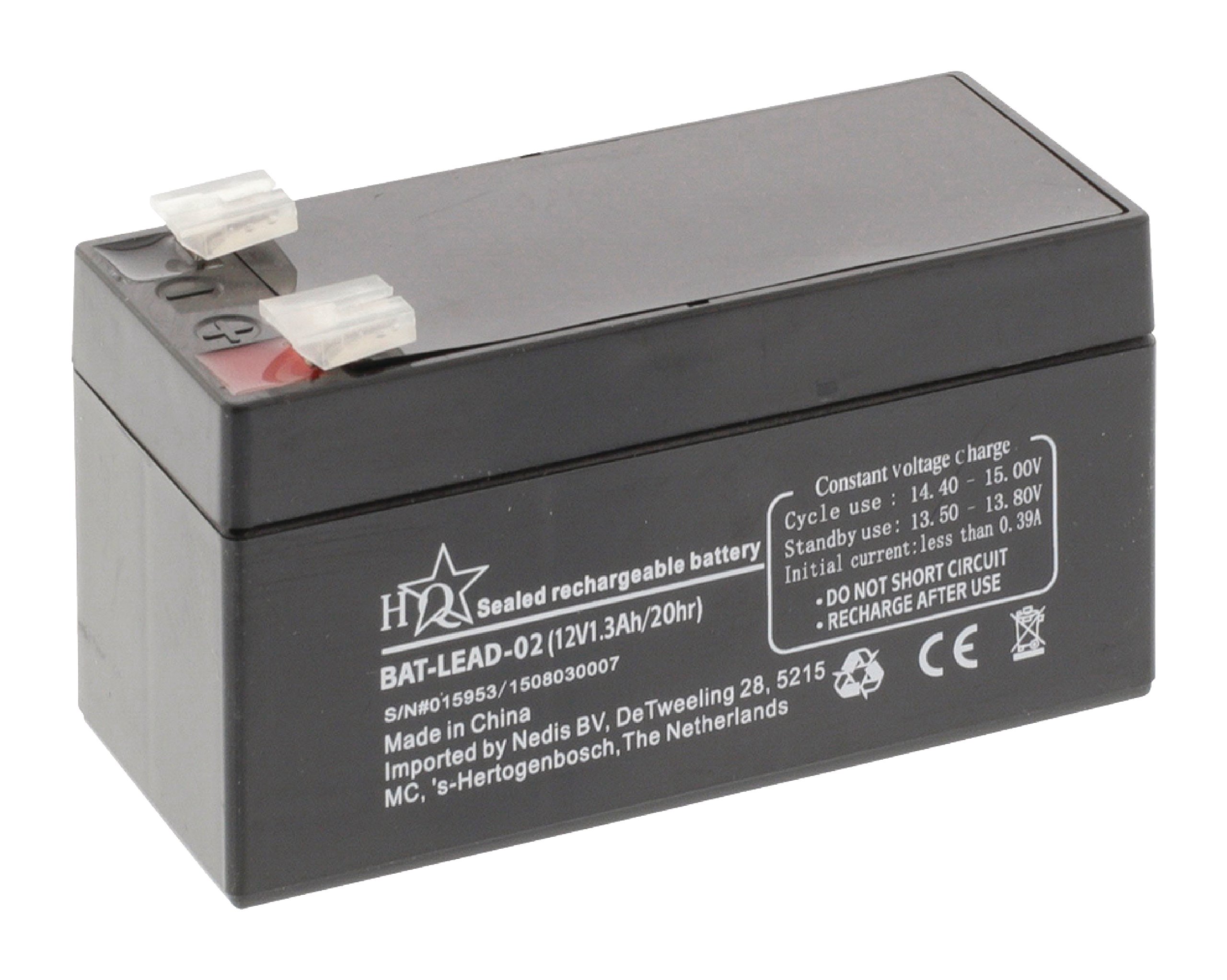 HQ 12 V 1.3 Ah universale batteria ricaricabile al piombo acido sigillata