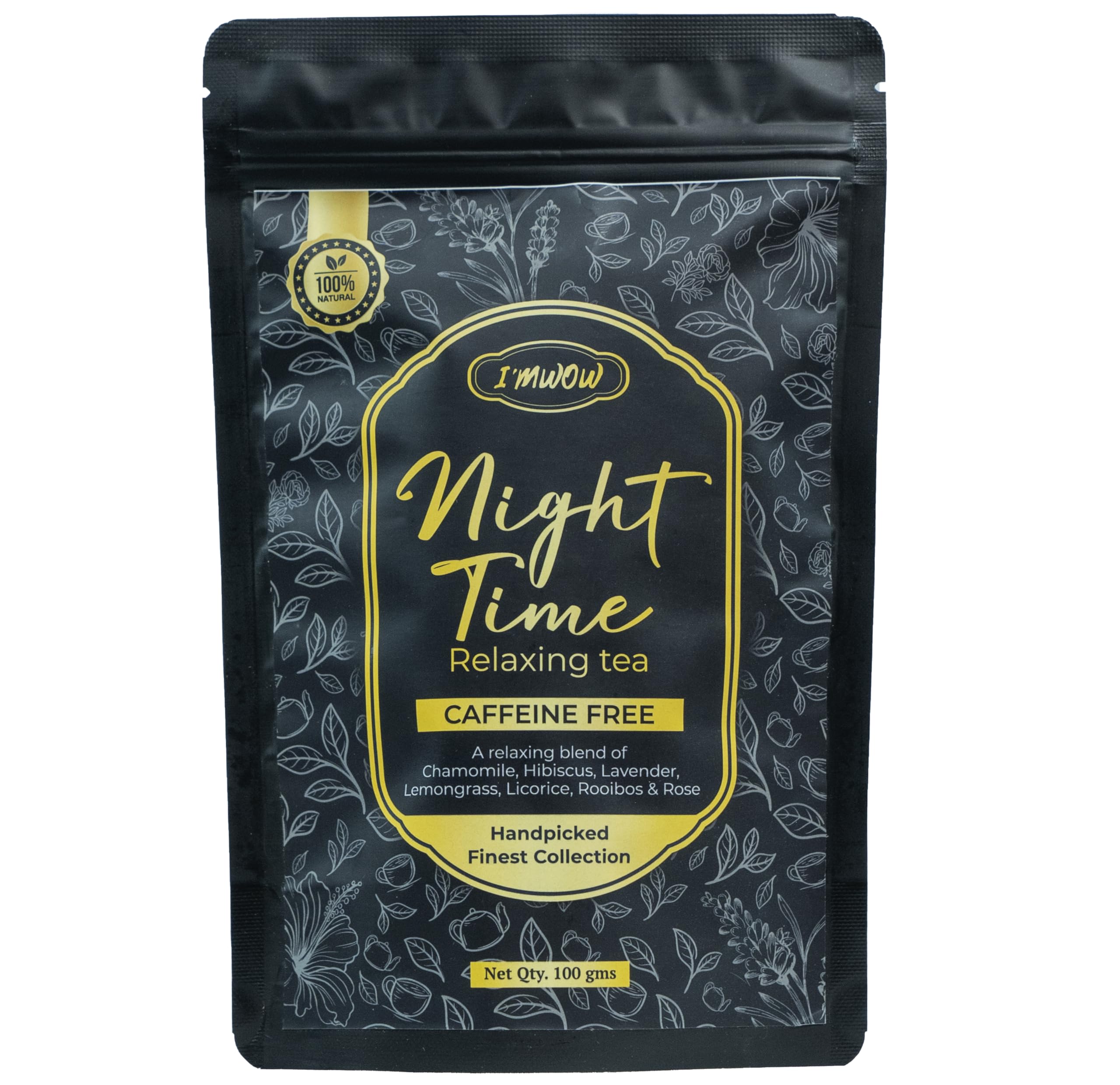 See full amazon price history chart for IMWOW Night Time Relaxing Tea - 1 Month Pack - 100Gm, Rooibos, Loose, Zero Calories | Caffeine Free | 7 Natural Ingredients IMWOW Night Time Relaxing Tea - 1 Month Pack - 100Gm, Rooibos, Loose, Zero Calories | Caffeine Free | 7 Natural Ingredients (B0BKLBJT5Y) Amazon Price History, Amazon Price Tracker