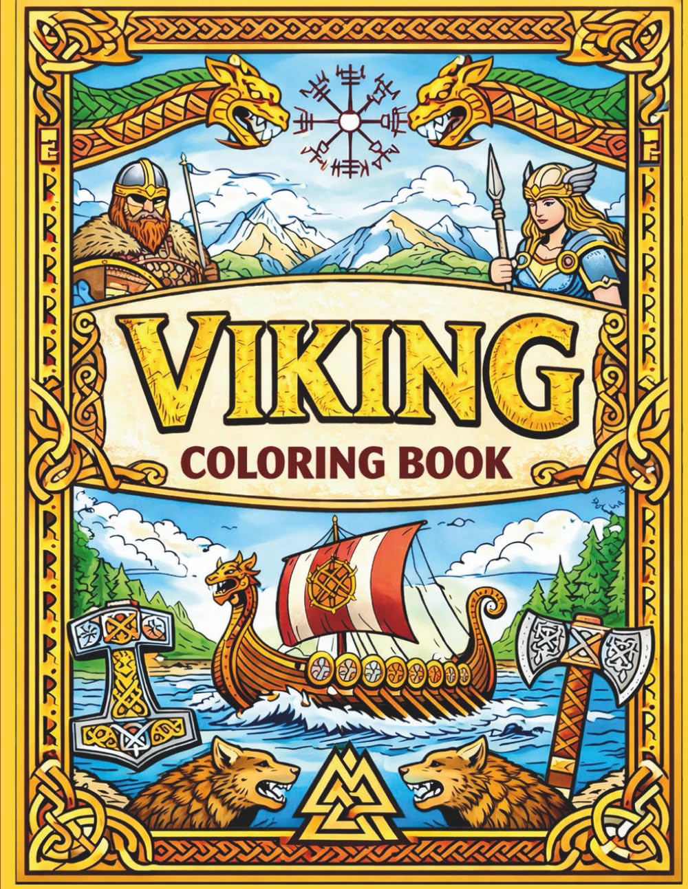 Viking Coloring Book