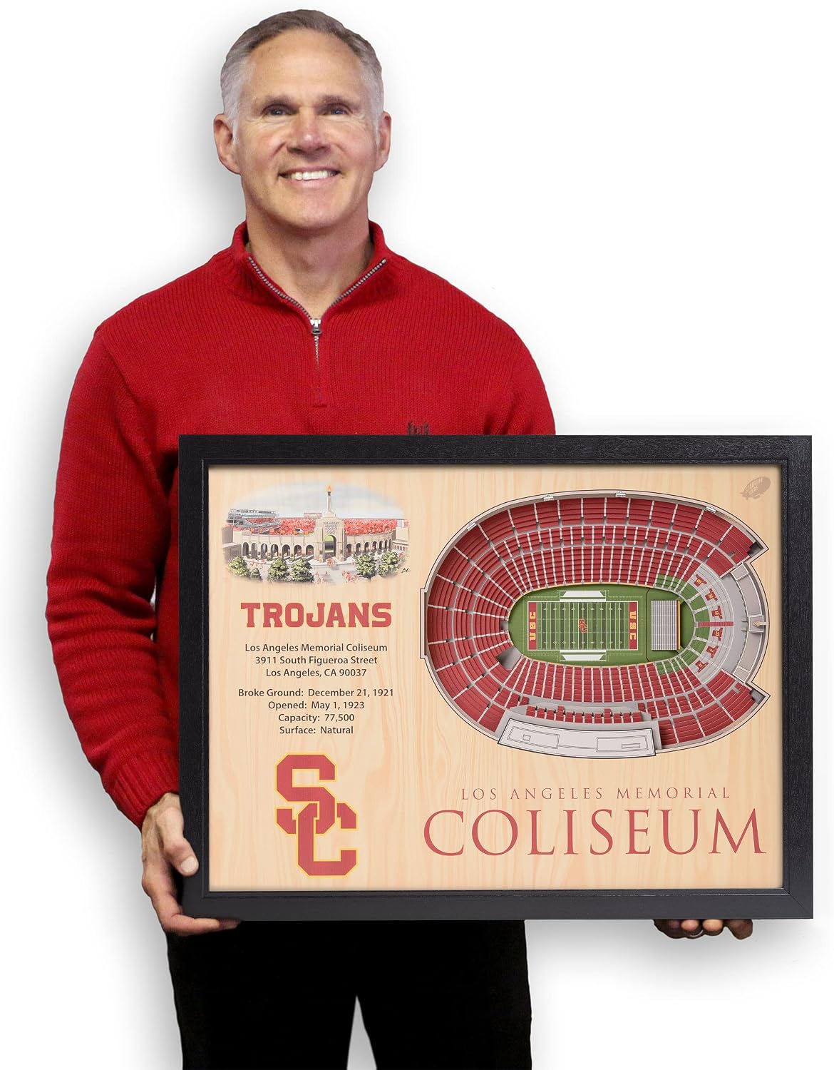 YouTheFan NCAA 25-Layer StadiumView Wall Art