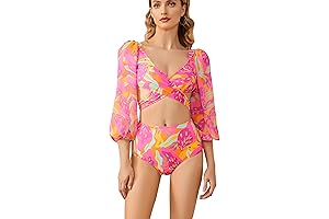 Chic and Shielding Bubble Wrap Swimsuit