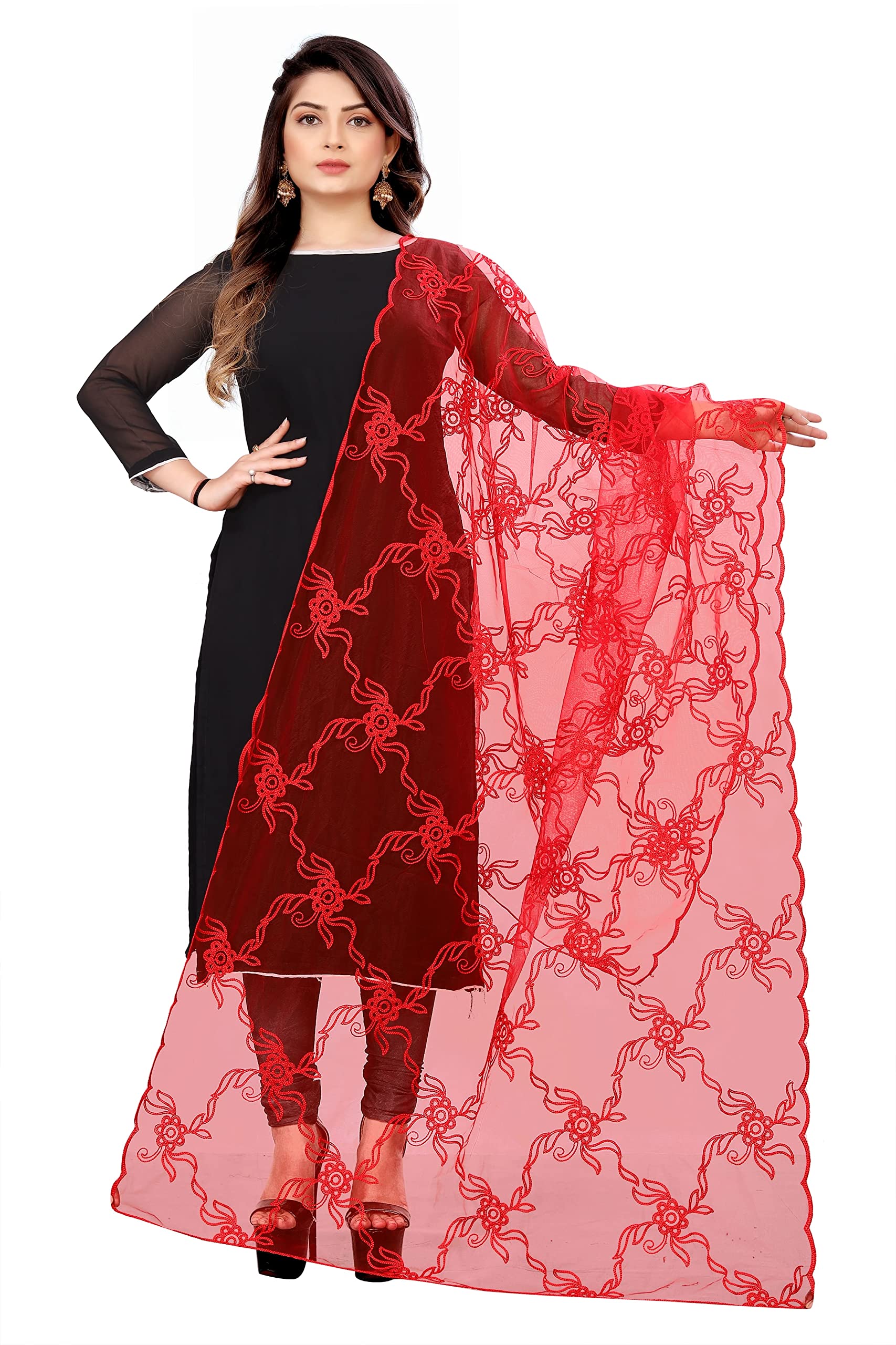 AKSHAR LLC Women's Pashmina Shawls Wraps for Evening Dresses, Wedding & Special Occasion Beach Swimsuit Cover-Up