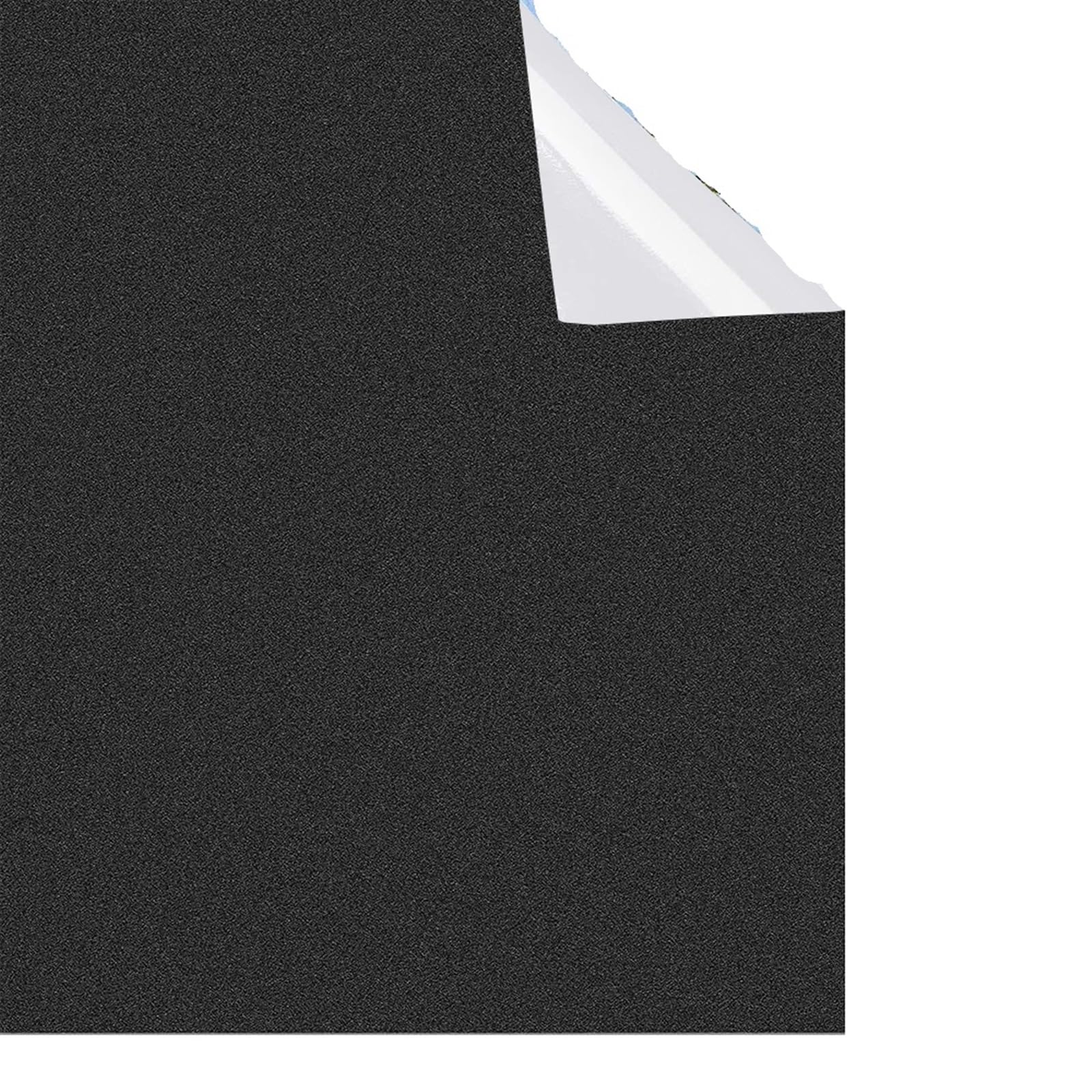 XIUsheUA blackout blinds stick on Static Cling Total Blackout Privacy Window Film Cover Light Blocking No Glue Black Tint for Home Room Darkening(GREY,45x100 cm)