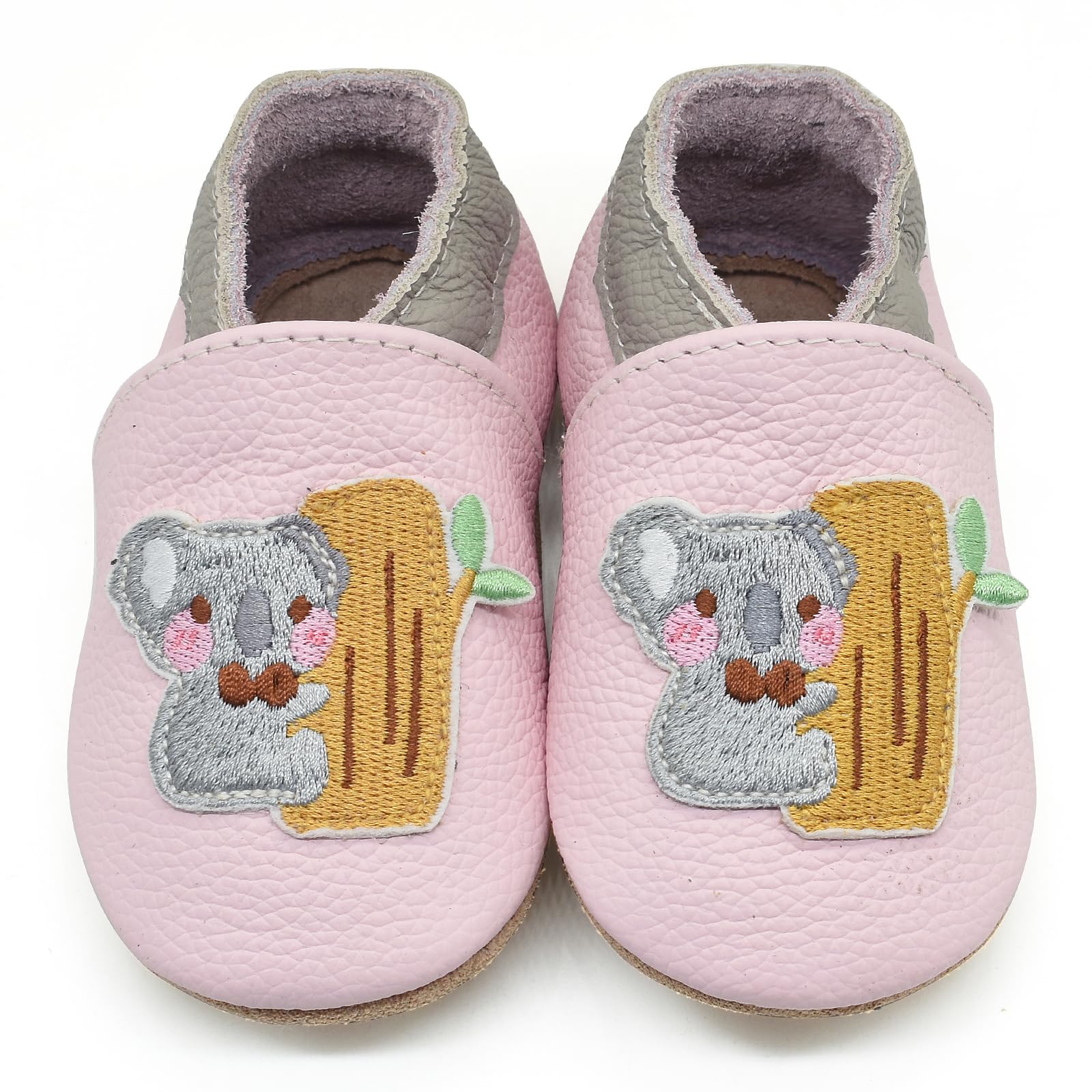 Owlowla Baby Soft Sole Leather Crib Shoes Infant Toddler Pre-Walker Shoes Boy Girl …