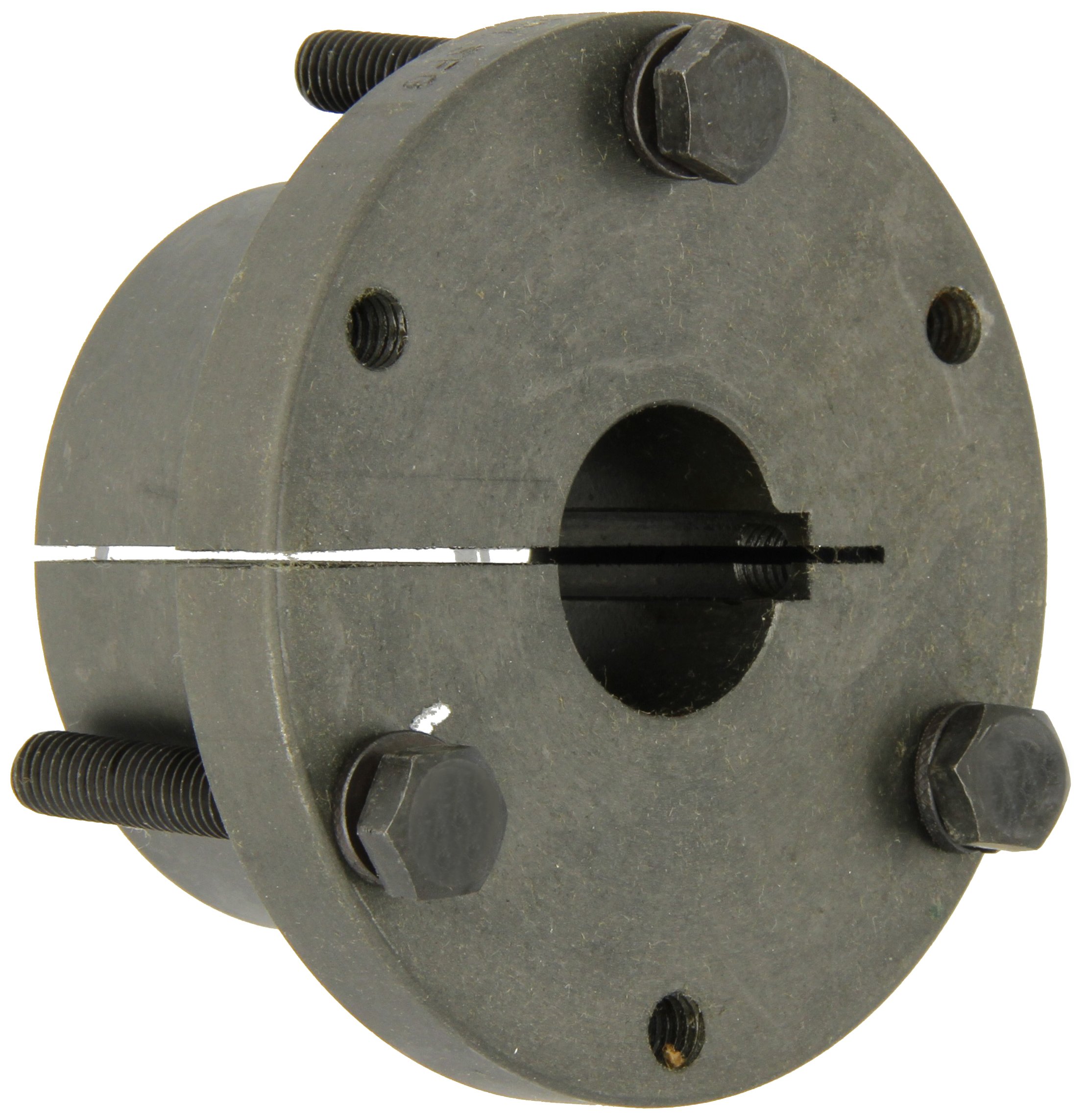 TB Woods Type SK SKM20MM Sure-Grip Bushing, Metric, 20 mm Bore, 71.4 mm OD, 47.6 mm Length, 791 lbs/in Torque, Standard Design, Standard Keyway