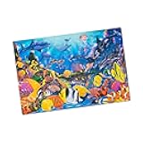 Underwater Ocean Floor Puzzle, 48 pc Jumbo Jigsaw Puzzle, Educational Screen Free Activity for Toddler, Preschoolers and Kids Ages 3+ (2 x 3 Feet) - FSC Certified
