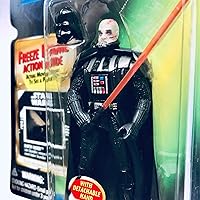 Vista 5 de Star Wars POTF2 Power of The Force Freeze Marco Darth Vader con casco extraíble y sable de luz
