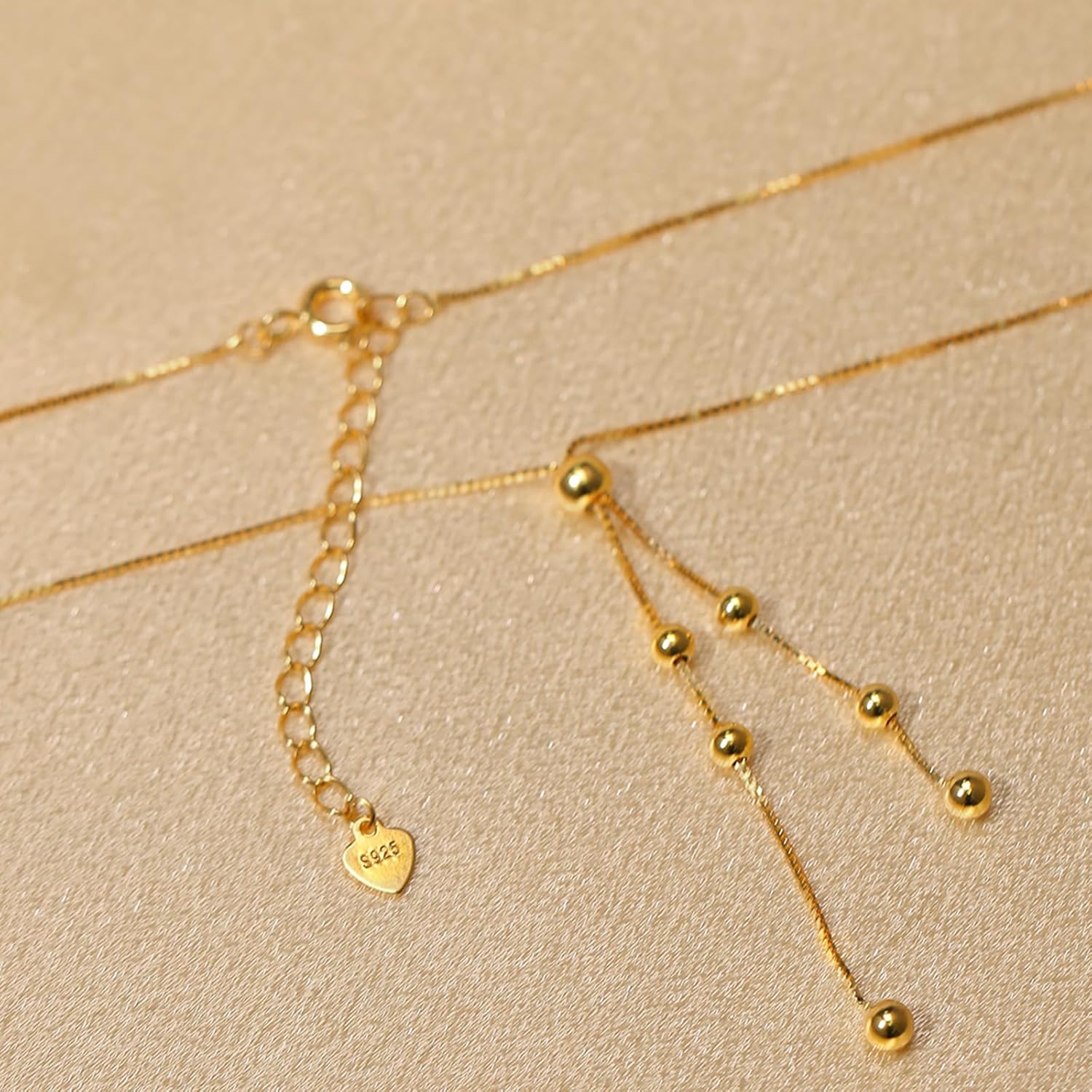 Lariat Necklace for Women,Dainty Long 14K Gold Plated Y-Shaped Pearl Necklace 925 Sterling Silver Cubic Zirconia Crystal Ball Sparkle Necklace for Mother Daughter Wedding Valentine’s Day Jewelry - Image 6