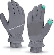 ihuan Winter Waterproof Snow Ski Gloves for Women Men,Cold Weather Warm Thermal Touchscreen