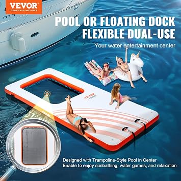 VEVOR Inflatable Floating Dock