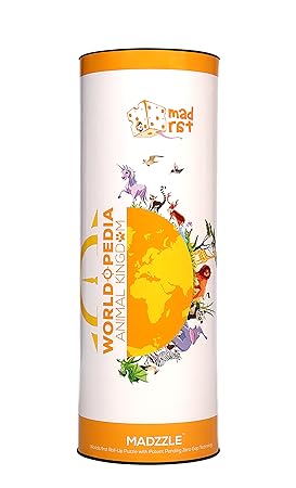 Madrat Games Madzzle Worldopedia Animals, Multi Color