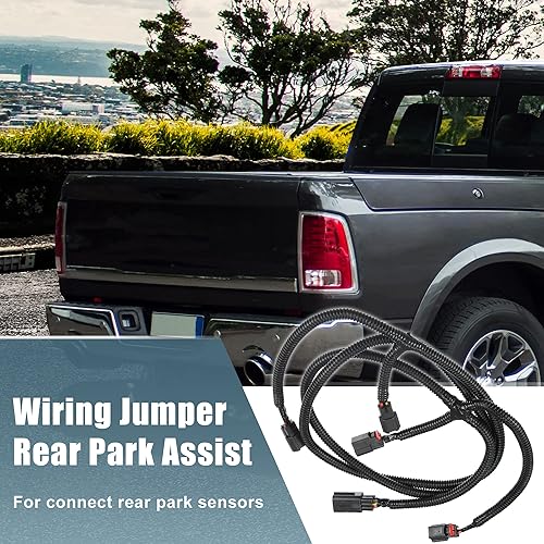 Miniatura 3 de X AUTOHAUX, arnés de cableado de asistencia de estacionamiento trasero 68031820AA para Dodge para RAM 1500 2009-2020 para Dodge para Ram 2500 3500