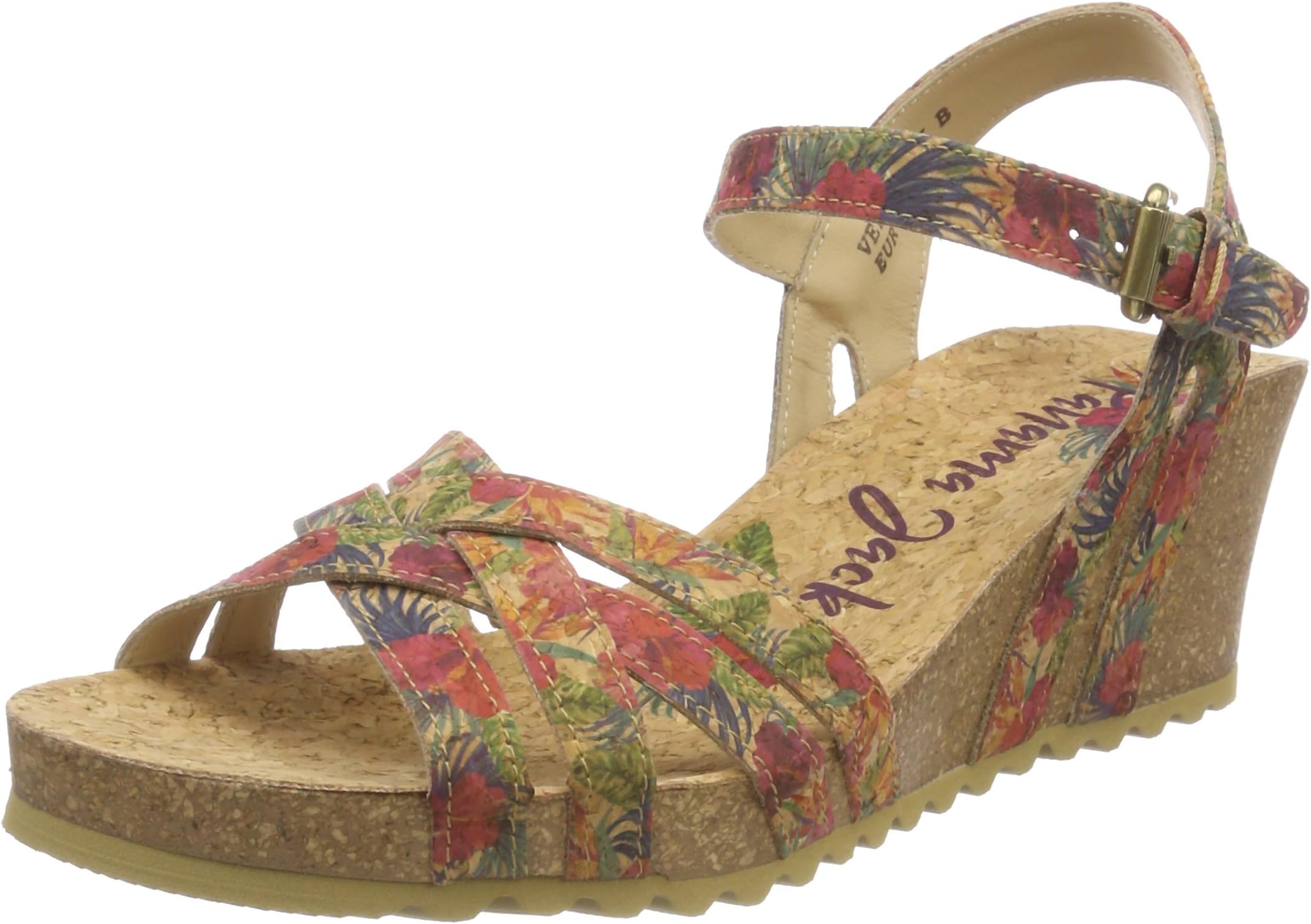 Panama Jack Vera Cork B1 Women's Ankle Strap Sandals