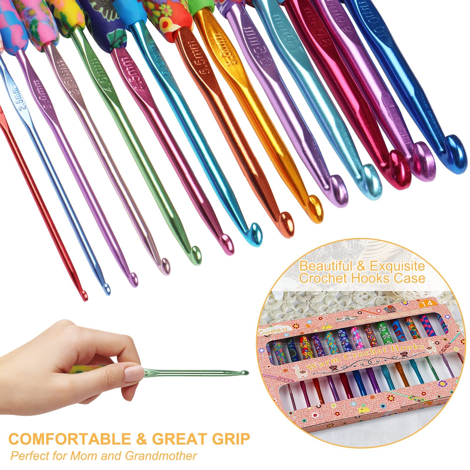 Crochet Hook Size Guide Chart, Types Comparisons For, 41 OFF