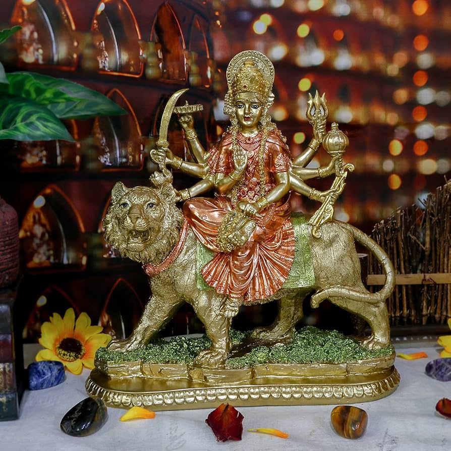 希少、アンティーク調、ヒンドゥー教、インド女神像、キャンバス板張り、フック付き 希少、アンティーク調、ヒンドゥー教、インド女神像、キャンバス