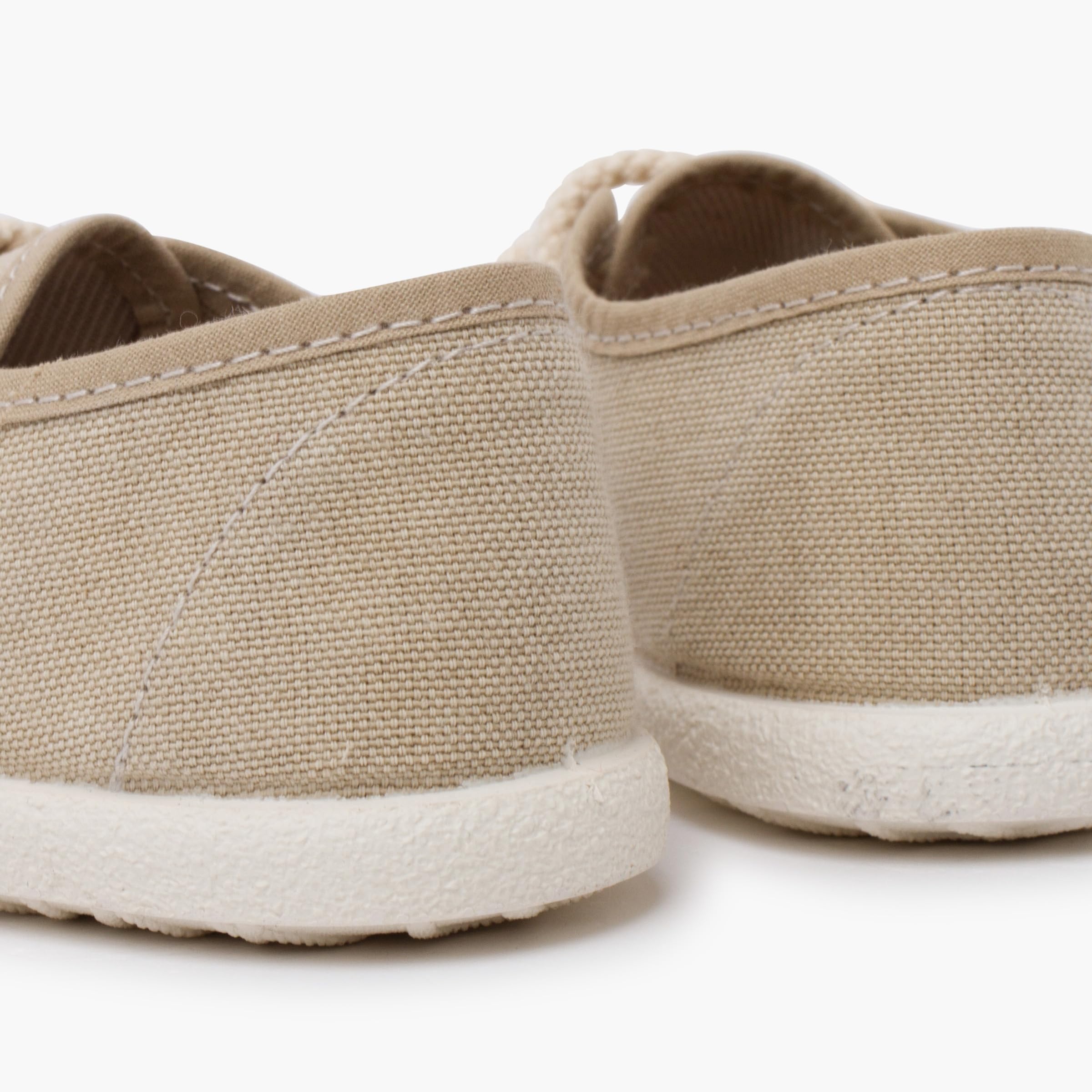 Pisamonas Scarpe da Barca Tela Eco Suola Bianca