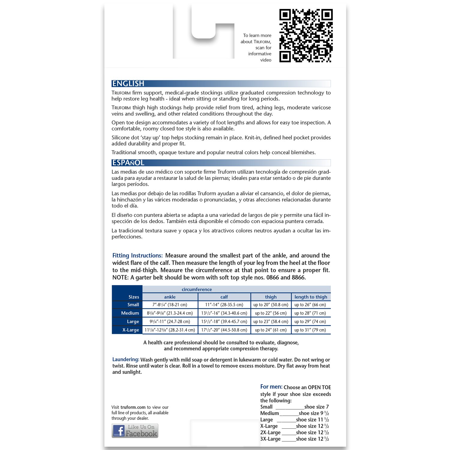 Truform 20-30 mmHg Compression Stockings for Men and Women, Thigh High Length, Dot-Top, Open Toe, Charcoal, Small - Image 6