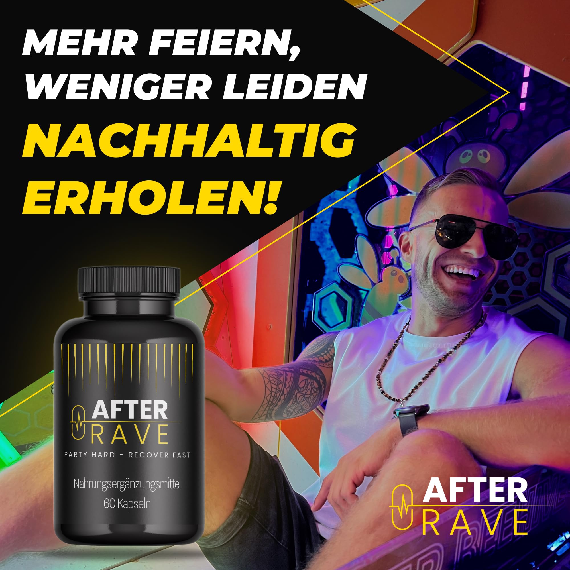 l carnitine hangover AFTER RAVE Anti-Hangover Agent with L-Tryptophan L Carnitine Choline and  Vitamin B Complex Vegan Serotonin Capsules 60 Dietary Supplement Against  Hangover Recovery After Festival (Pack of 1) : Amazon.de: Health & Personal