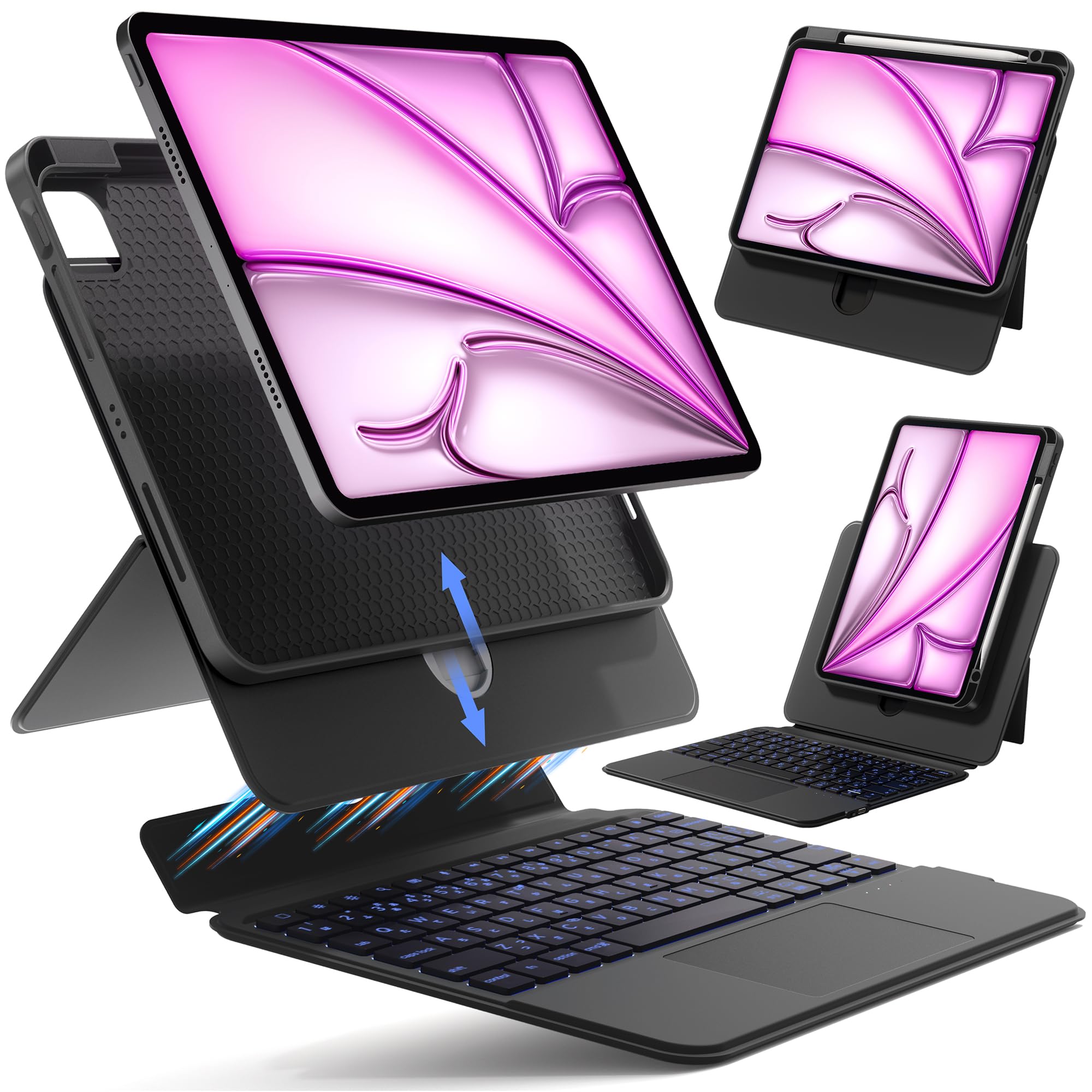 Amazon.co.jp: BJBT iPad キーボード ケース ipad Air 11インチ 第4/5