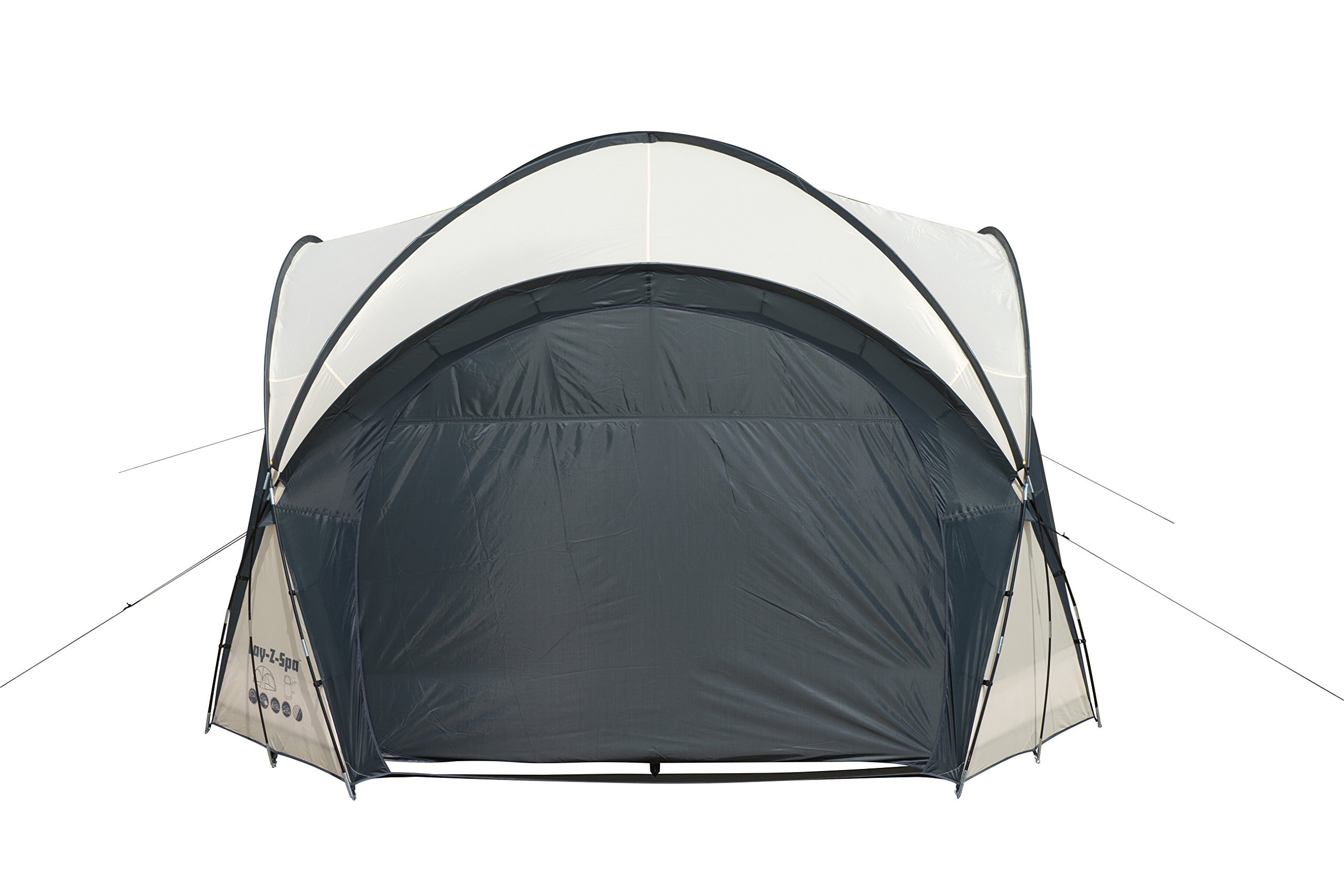 Bestway Lay-Z-Spa Pavillon, weiß-grau, 390 x 390 x 255 cm, 58460-05