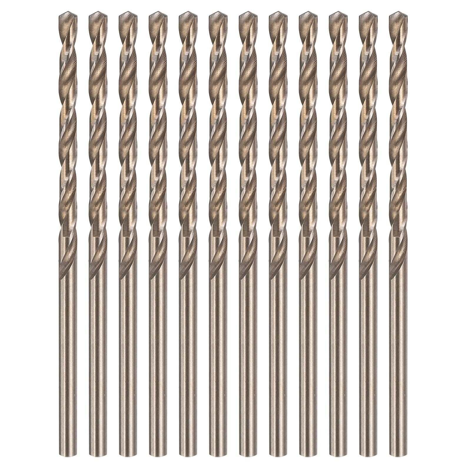 Cobalt Drill Bits - 12 Pack for Stainless Steel -1