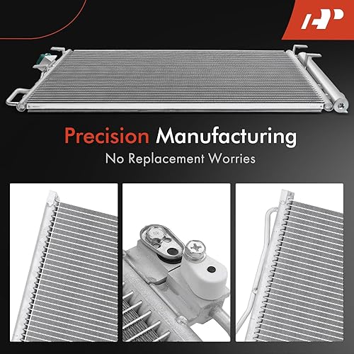 Miniatura 8 de A-Premium Condensador de aire acondicionado compatible con Ford Mustang 1999-2004 3.8L 3.9L 4.6L, Reemplazar # 4882, 1R3Z19712CA