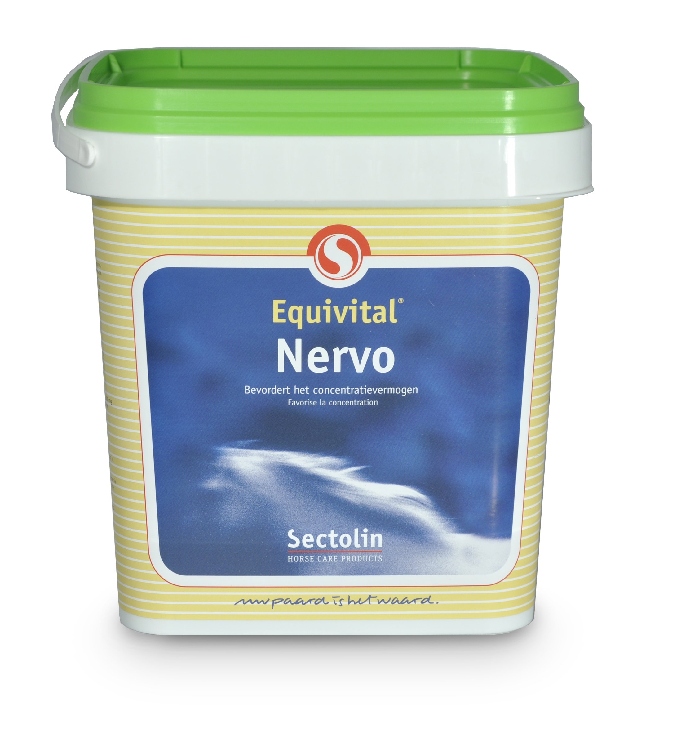 Equivital Nervo complément pour cheval stressé et anxieux en seau de 1 kg