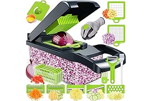 Cortador de Verduras y Vegetales Multifuncional 17 en 1 - Picadora de...