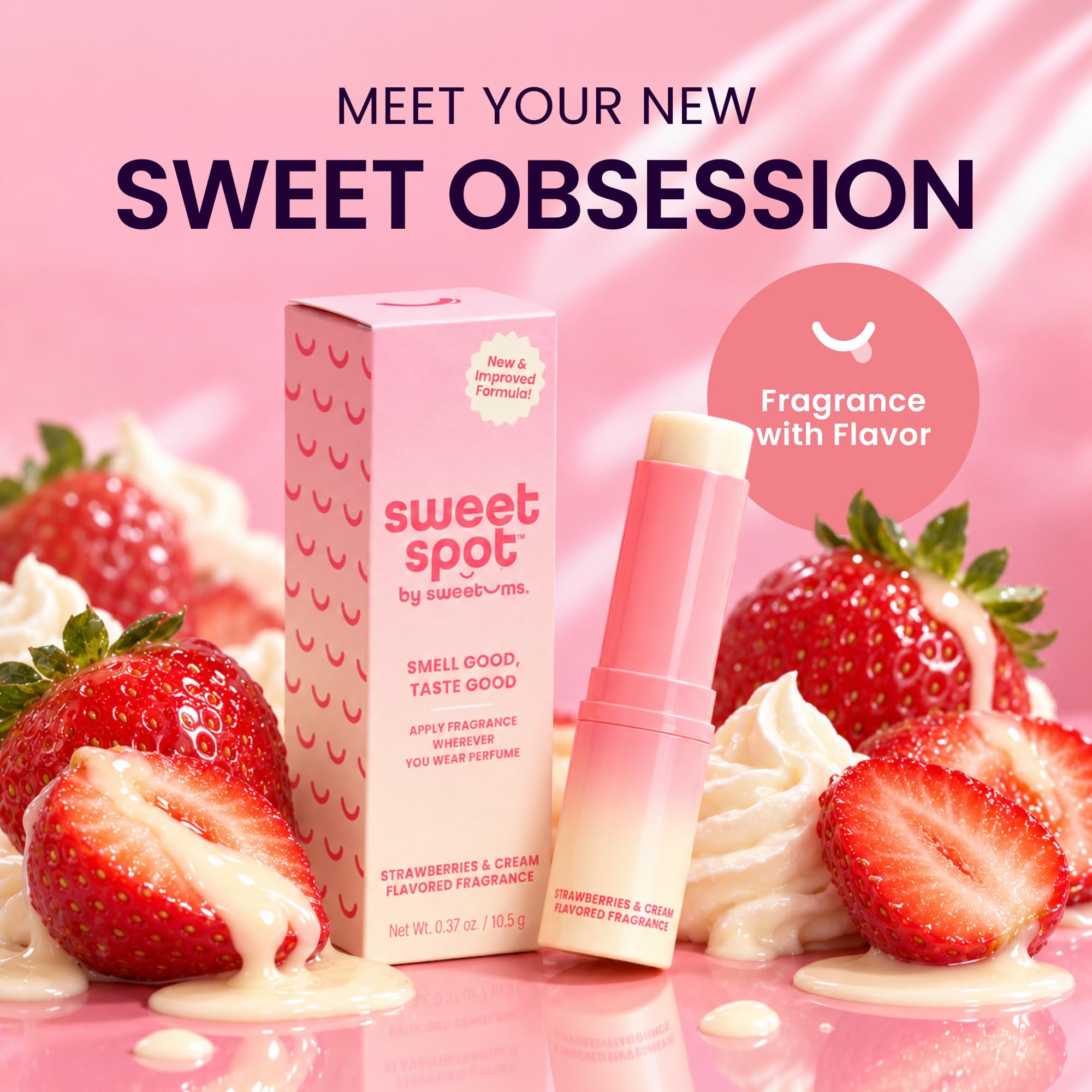 SweetSpot Perfume Stick - Strawberries & Cream -2