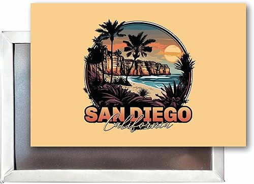 San Diego California Souvenir - Imán para nevera (2 x 3 pulgadas)