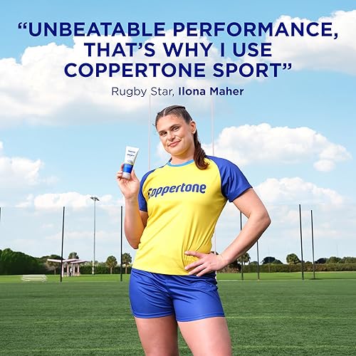 Miniatura 3 de Coppertone Sport Face Sunscreen Lotion SPF 60+, protector solar resistente al agua con amplio espectro SPF 60+, ligero y transpirable, tubo de 2.5