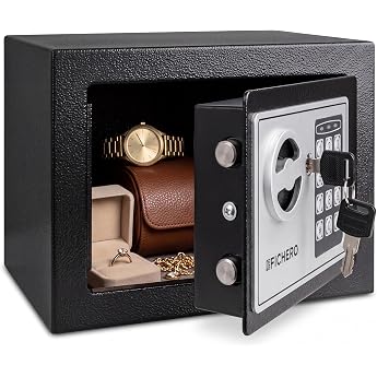 Silvergear  Safe for Home with Combination Lock 17 x 23 x 17 cm Black