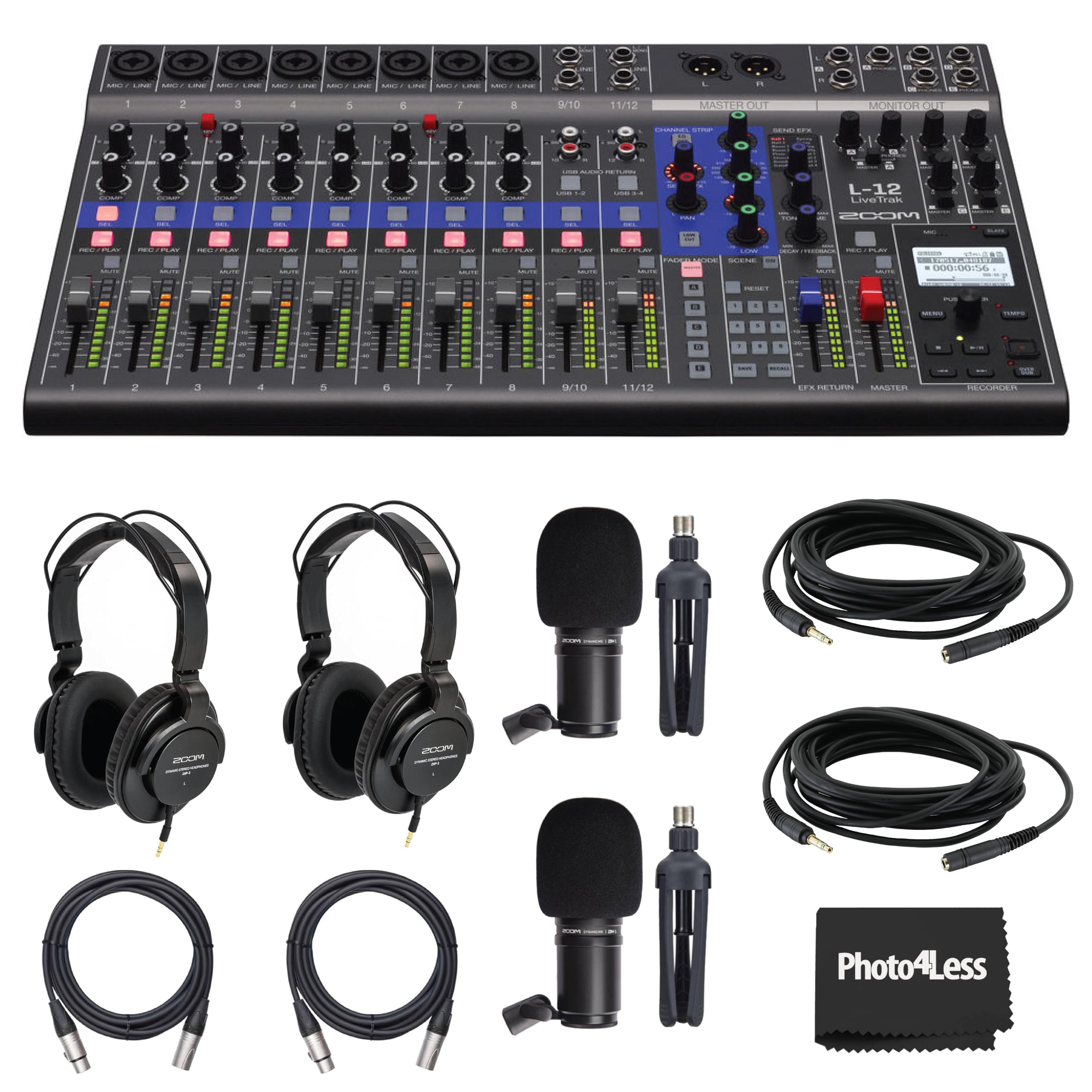 Amazon.com: Zoom LiveTrak L-12 Digital Mixer & Multitrack Recorder