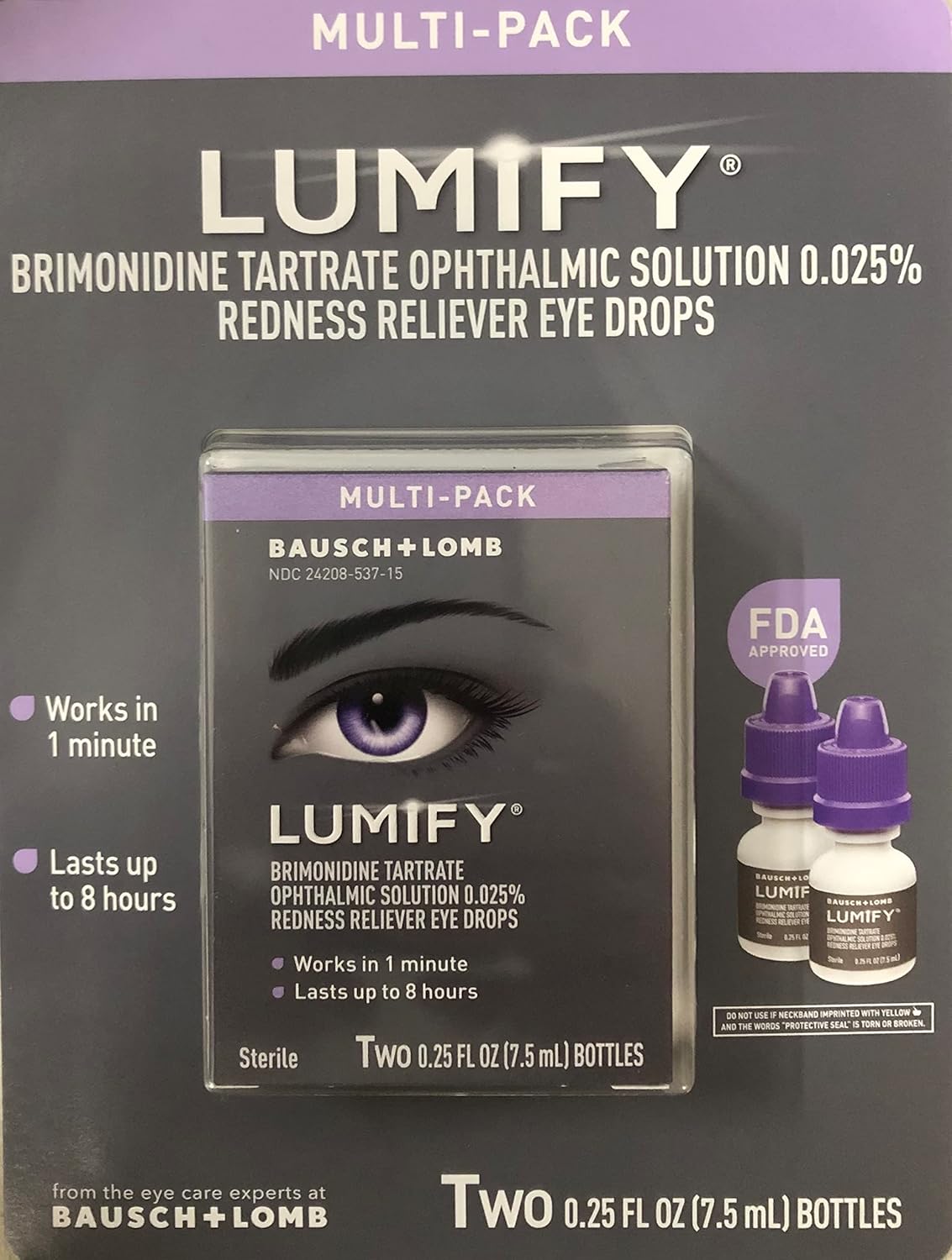 Lumify, Eye Drops, 7.5 mL (Pack of 2) Health & Household