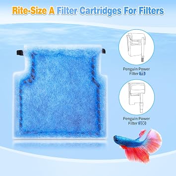 Umlecoa 8 Pack Rite-Size A Filter Cartridges Compatible with MarineLand