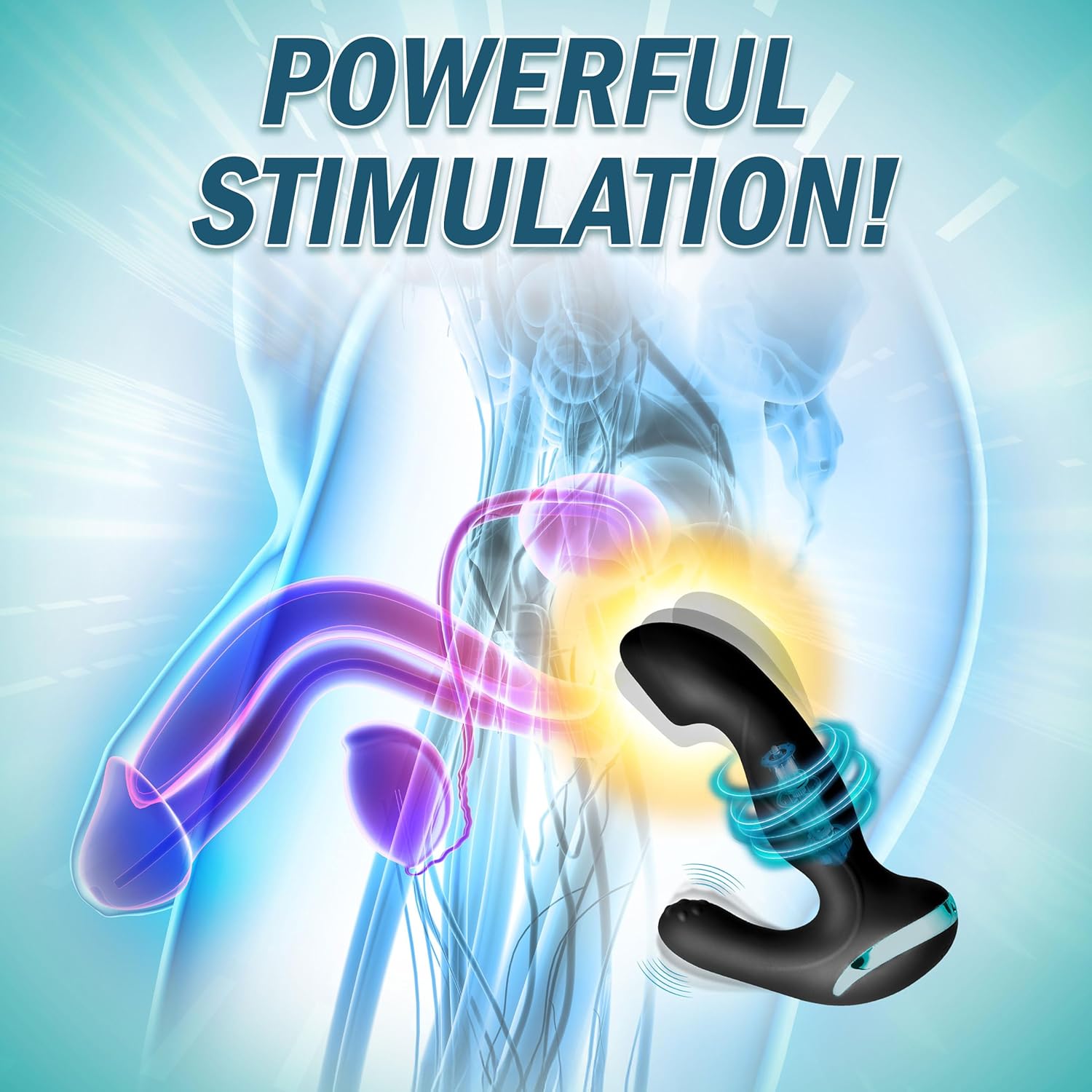 Prostatic Play Mega Maverick 10x Rotating Vibrating Prostate Stimulator