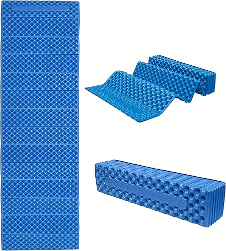 ALPS Mountaineering Foldable Foam Mat – Lightweight Portable Sleeping Pad with Tri-Fold Design, Cushioned Comfort & Compact Pack Size for Camping,