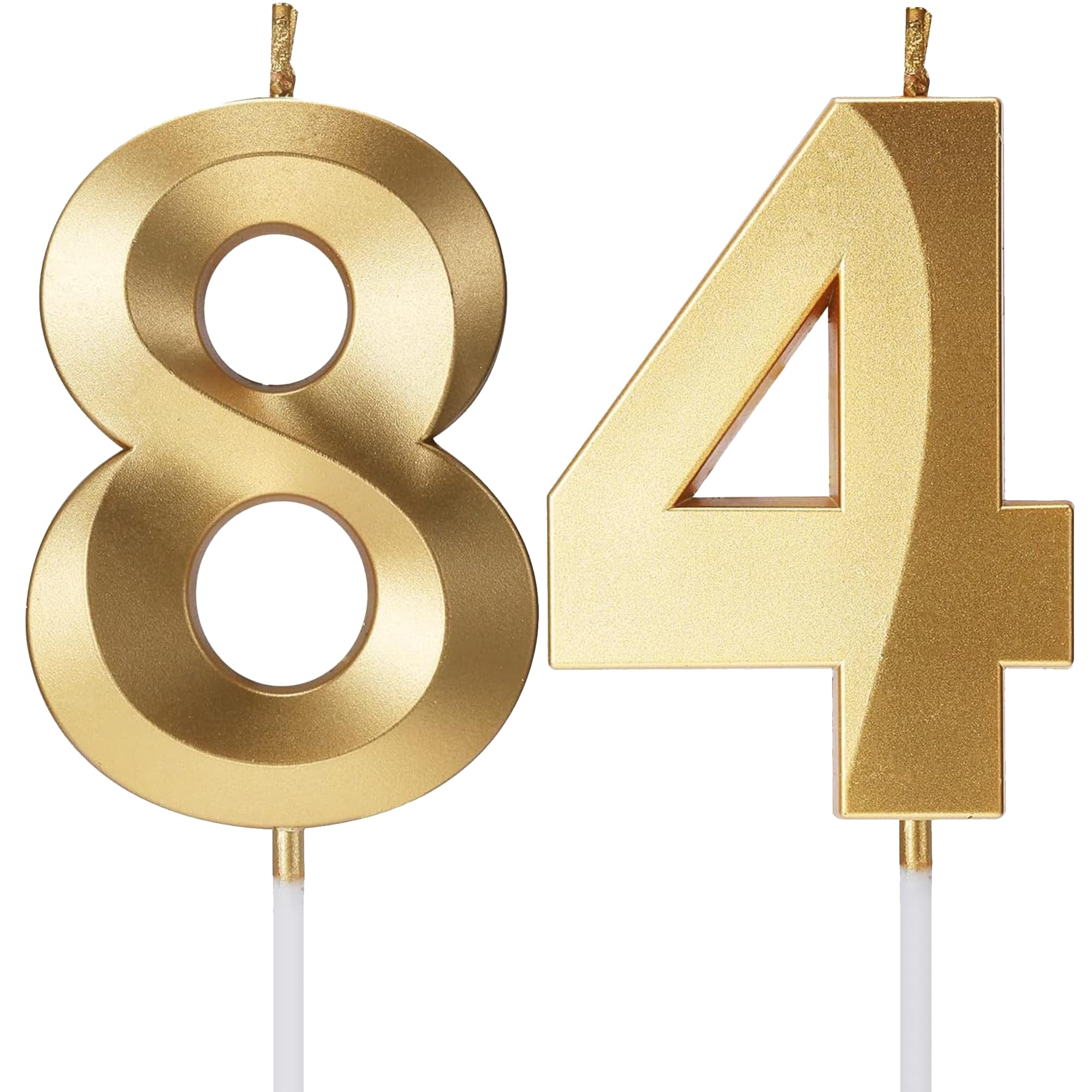 Birthday Candles Number Candles Age Year for Cakes Happy Birthday 3D Designed Wedding Anniversary Party Cake Topper Decorations