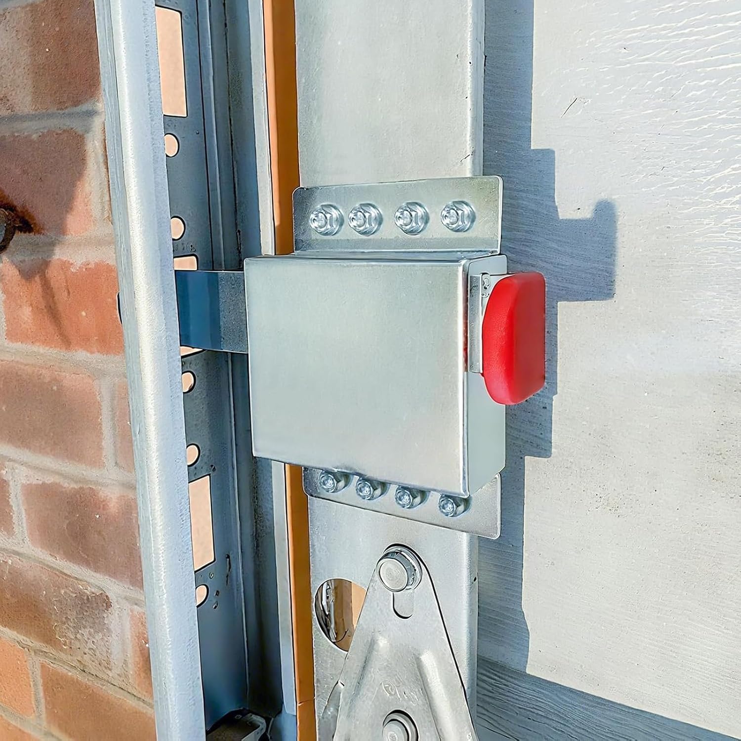 Garage Door Security Quick Installation with PVC Handle Cover Theft Garages Door Locking Systems Not Theft Garage Bolt