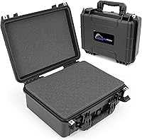 Vista 10 de Cloudten 9 inch Airtight Case with Impact Absorbing Customizable Foam, Includes Case Only
