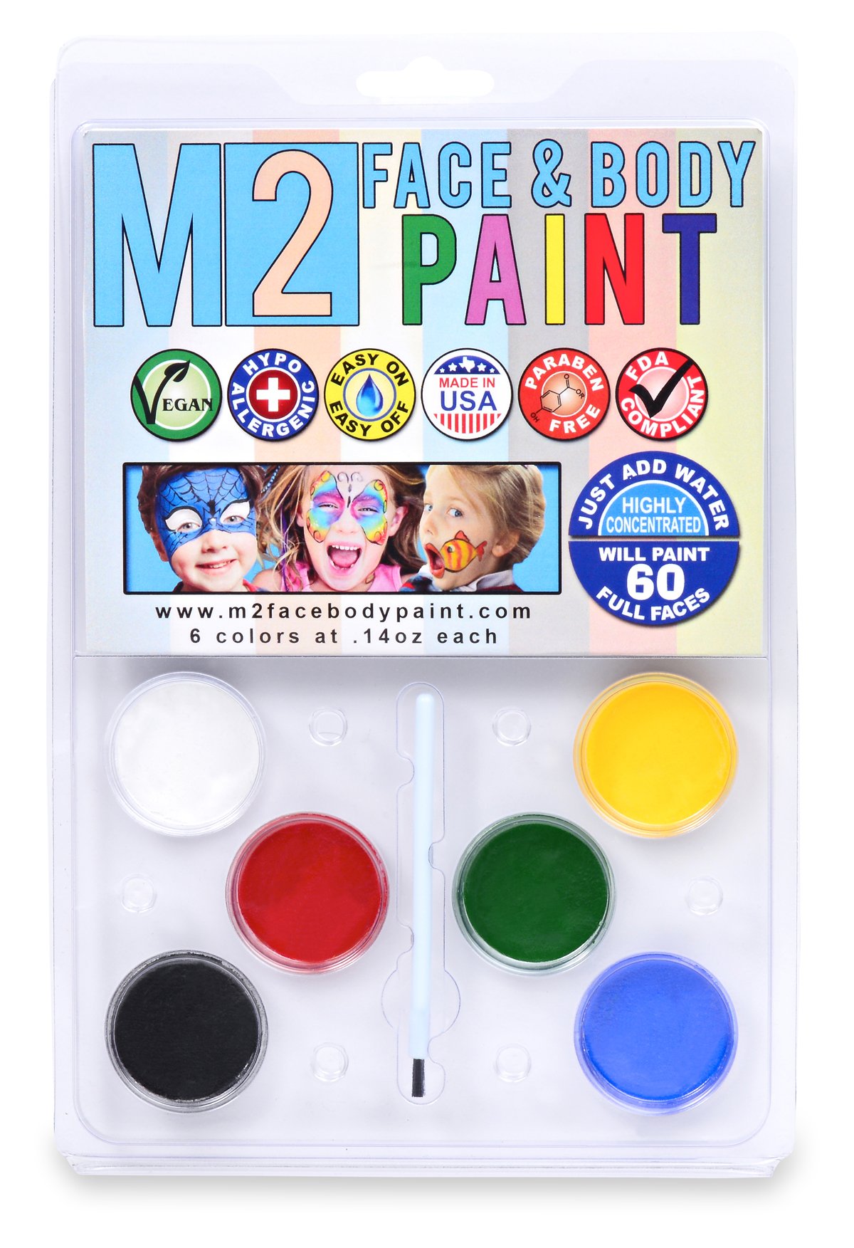 Buy Face Paint By M2 Face and Body Paint, Absolutely Achieve Beautiful