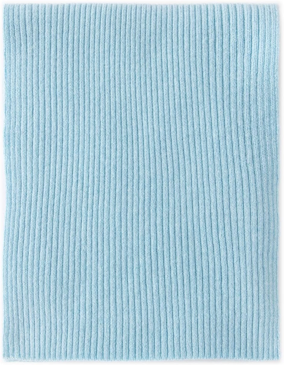 Lallier Cashmere Wool Scarf, Ultra Soft Classic Ribbed Solid Color Winter Scarf for Men and Women with Gift Box - Image 5