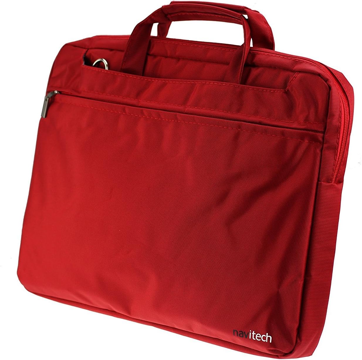 Navitech Red Sleek Premium Water Resistant Shock Absorbent Carry Bag Case Compatible With Lenovo Thinkpad E580